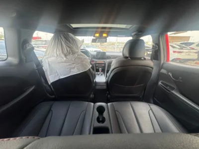 2019 Hyundai Veloster 1.6-liter turbocharged 4-cylinder Petrol Engine Red Black Hatchback