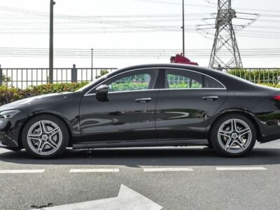 2024 Mercedes-Benz CLA 200 1.4-liter turbocharged 4-cylinder Engine Black Sedan