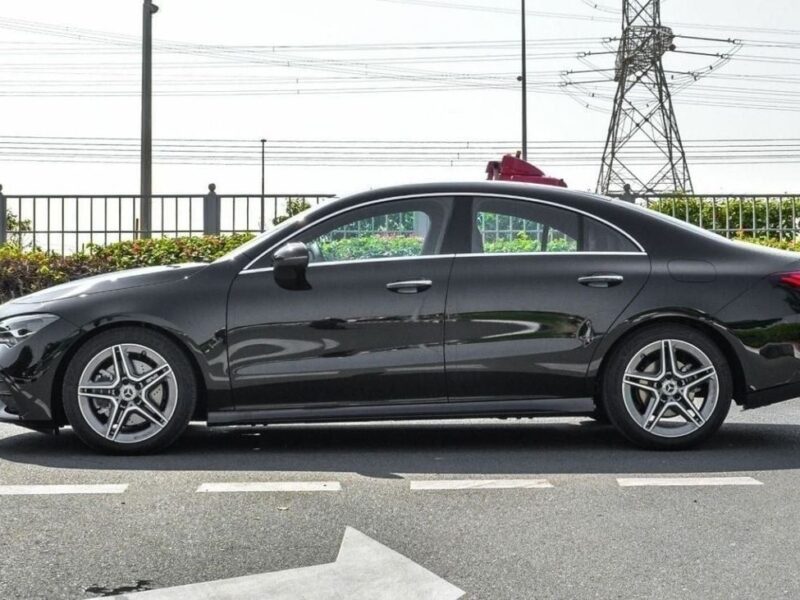 2024 Mercedes-Benz CLA 200 1.4-liter turbocharged 4-cylinder Engine Black Sedan