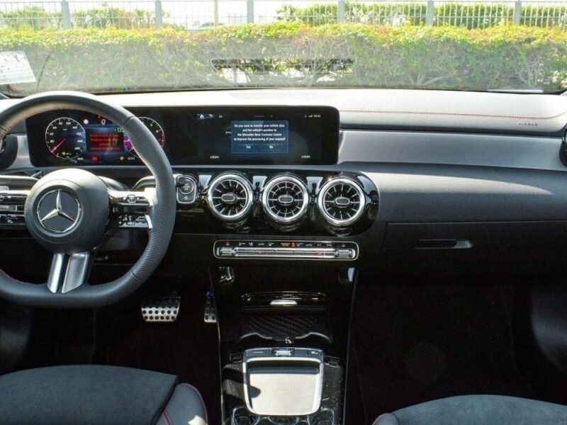 2024 Mercedes-Benz CLA 200 1.4-liter turbocharged 4-cylinder Engine Black Sedan
