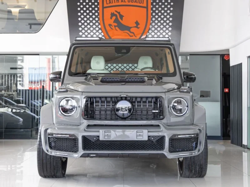2024 Mercedes-Benz G 63 AMG 4MATIC Brabus 800 4.0L V8 Engine Grey White SUV