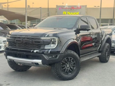 2023 Ford Ranger Raptor 3.0L Twin-Turbo Petrol V6 Engine Black Pickup Truck Automatic GCC