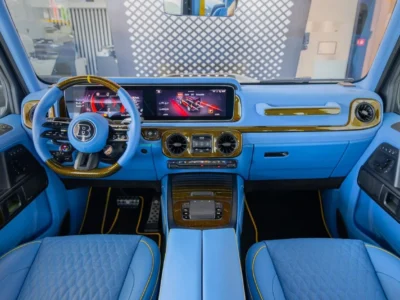 2025 Mercedes-Benz G 63 AMG BRABUS Kit 800 4.0-liter twin-turbo V8 Grey Blue SUV