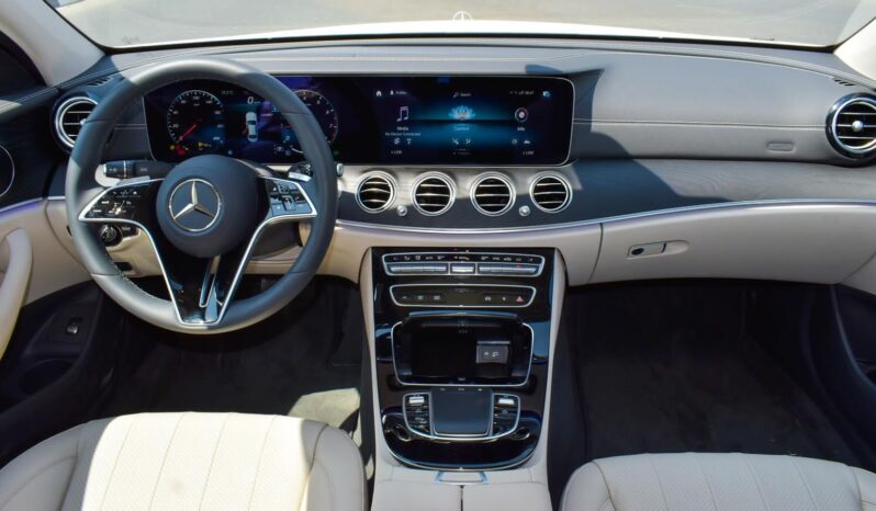 2023 Mercedes-Benz E320 2.0 Litres 4-cylinder Petrol Engine White Beige Sedan RWD