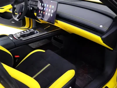2025 Xiaomi SU7 Ultra EV FULLY LOADED CARBON Exterior Interior Yellow Sedan