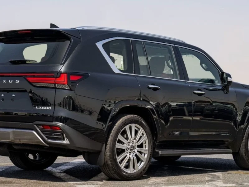 2023 Lexus LX600 VIP 3.5-liter twin-turbo V6 Petrol Engine Black Tan SUV Automatic