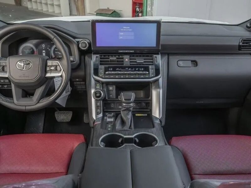 2026 Toyota Land Cruiser VXR 3.5L V6 Twin Turbo Petrol Engine White Red SUV GCC Specs