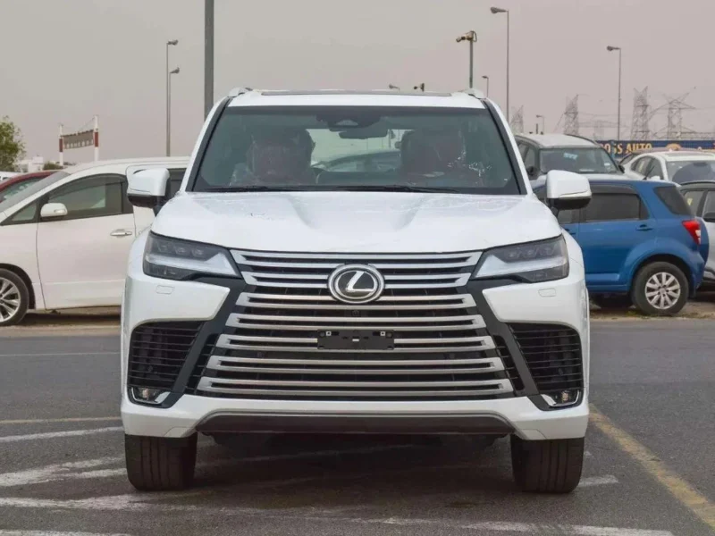 2025 Lexus LX600 VIP 3.5-liter twin-turbo V6 Petrol Engine White Tan SUV Automatic GCC Specs