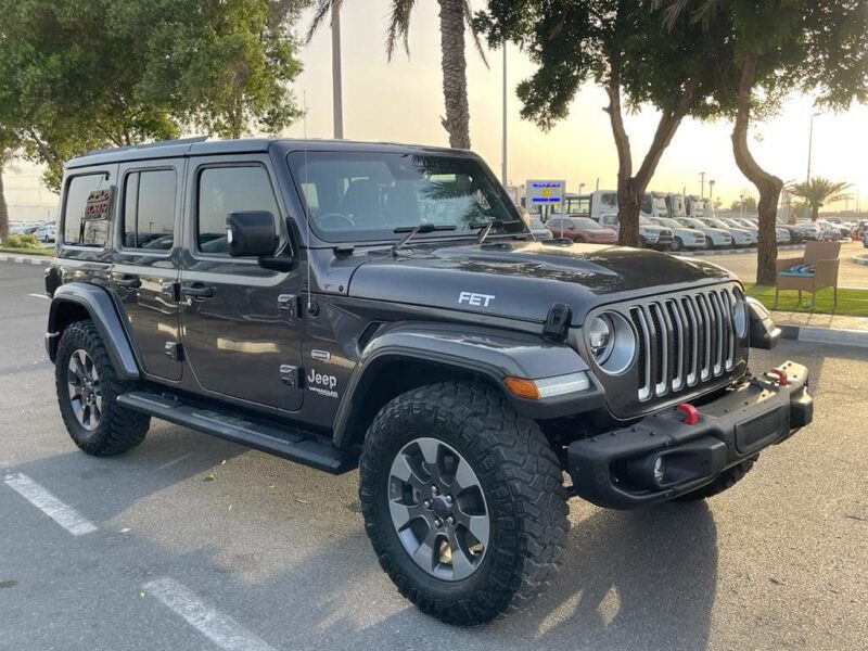 2021 Jeep Wrangler Unlimited Overland 3.6 Litres Pentastar V6 Petrol Engine Grey Black SUV
