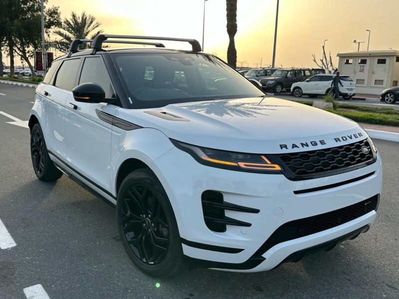 2022 Land Rover Range Rover Evoque P250 R-Dynamic SE 2.0L I4 Engine White Black SUV