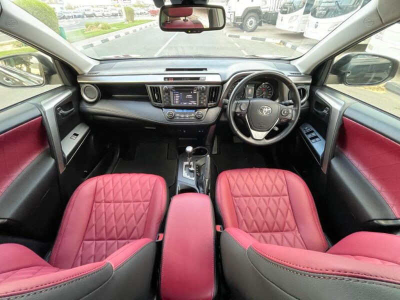 2017 Toyota RAV 4 GXL 2.0-liter inline 4-Cylinder Petrol Engine Grey Red SUV