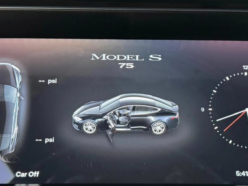 2017 Tesla Model S Electric Vehicle Black White Sedan AWD Automatic