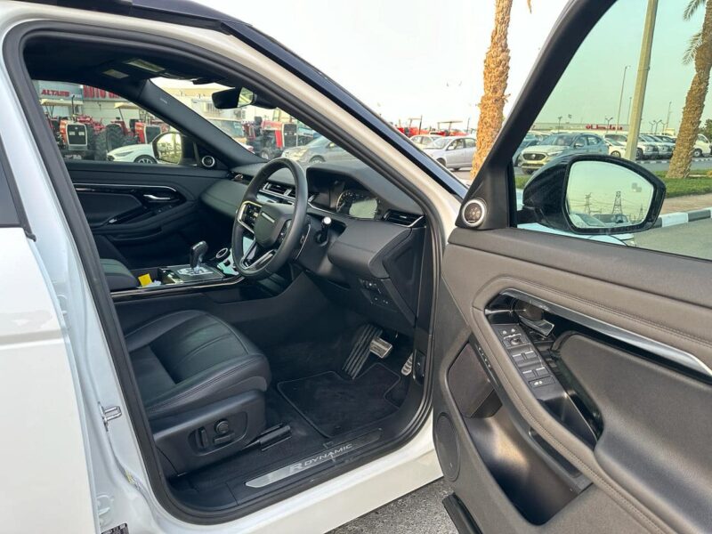 2022 Land Rover Range Rover Evoque P250 R-Dynamic SE 2.0L I4 Engine White Black SUV