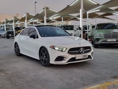 2019 Mercedes-Benz A220 2.0L Turbocharged 4-cylinder Petrol Engine White Black Sedan
