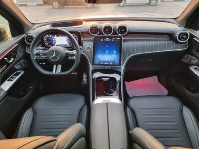 2024 Mercedes-Benz GLC 2.0-liter Inline 4-cylinder Turbocharged Engine Silver Black SUV