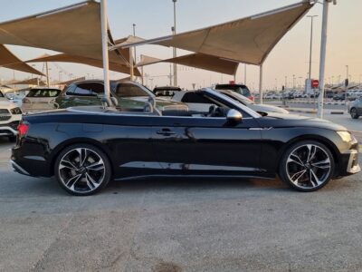 2022 Audi S5 Cabriolet 3.0-liter Turbocharged V6 Petrol Engine Black Convertible