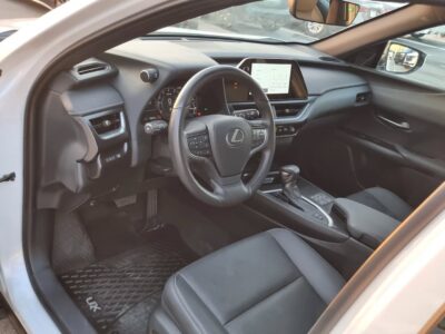 2024 Lexus UX 250h 2.0-liter four-cylinder Hybrid Engine White Black Subcompact SUV