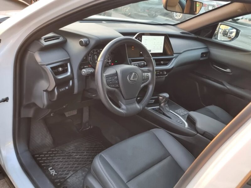 2024 Lexus UX 250h 2.0-liter four-cylinder Hybrid Engine White Black Subcompact SUV