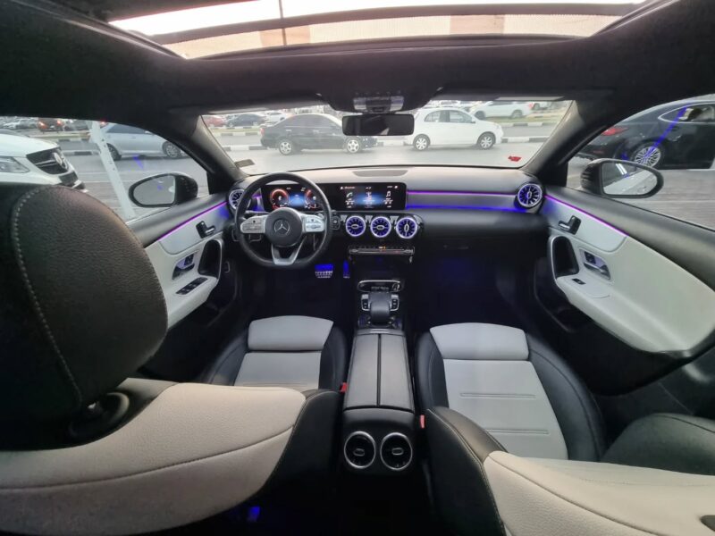 2019 Mercedes-Benz A220 2.0L Turbocharged 4-cylinder Petrol Engine White Black Sedan