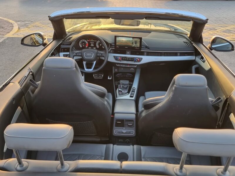 2022 Audi S5 Cabriolet 3.0-liter Turbocharged V6 Petrol Engine Black Convertible