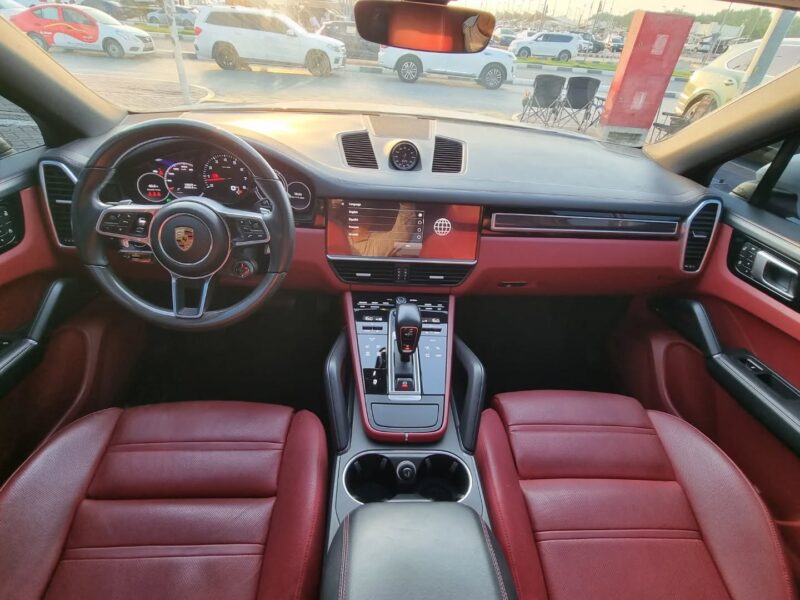 2023 Porsche Cayenne 3.0 Liters 6 Cylinders Petrol Engine White Red SUV GCC