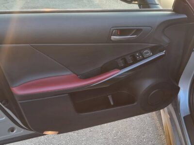 2023 Lexus IS 300 2.0L Turbocharged 4-Cylinder Petrol Engine Silver Red Sedan GCC