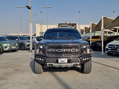 2018 Ford Raptor SuperCab 3.5L V6 EcoBoost Twin-Turbo Engine Grey Pickup Truck