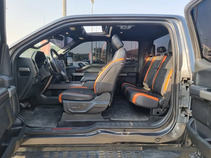 2018 Ford Raptor SuperCab 3.5L V6 EcoBoost Twin-Turbo Engine Grey Pickup Truck