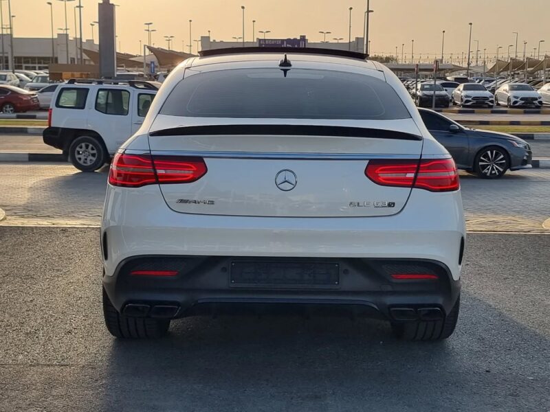 2018 Mercedes-AMG GLE 63 S Coupe 5.5-liter V8 Biturbo Petrol Engine White Black SUV