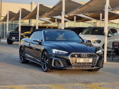 2022 Audi S5 Cabriolet 3.0-liter Turbocharged V6 Petrol Engine Black Convertible