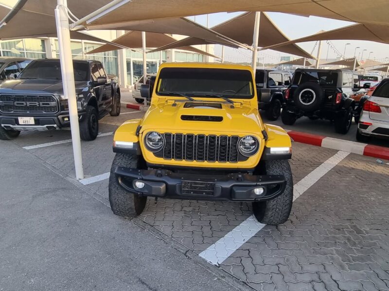 2018 Jeep Wrangler 2-Door 3.6 Litres Pentastar V6 Petrol Engine Yellow Black SUV
