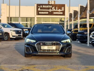 2022 Audi S5 Cabriolet 3.0-liter Turbocharged V6 Petrol Engine Black Convertible