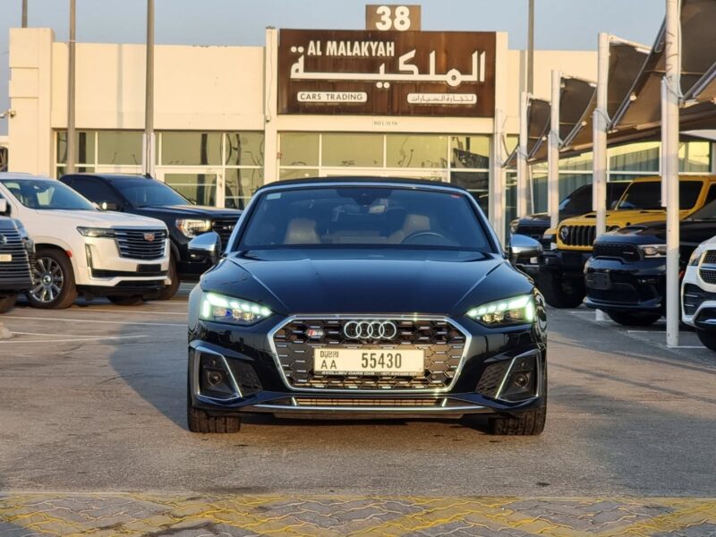 2022 Audi S5 Cabriolet 3.0-liter Turbocharged V6 Petrol Engine Black Convertible