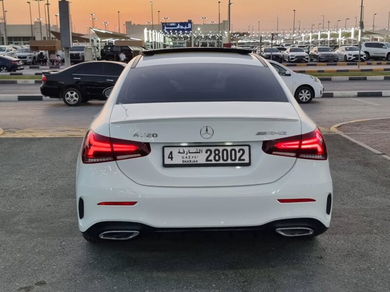2019 Mercedes-Benz A220 2.0L Turbocharged 4-cylinder Petrol Engine White Black Sedan
