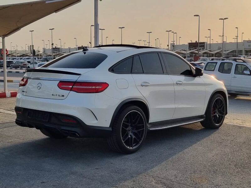 2018 Mercedes-AMG GLE 63 S Coupe 5.5-liter V8 Biturbo Petrol Engine White Black SUV