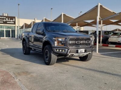 2018 Ford Raptor SuperCab 3.5L V6 EcoBoost Twin-Turbo Engine Grey Pickup Truck