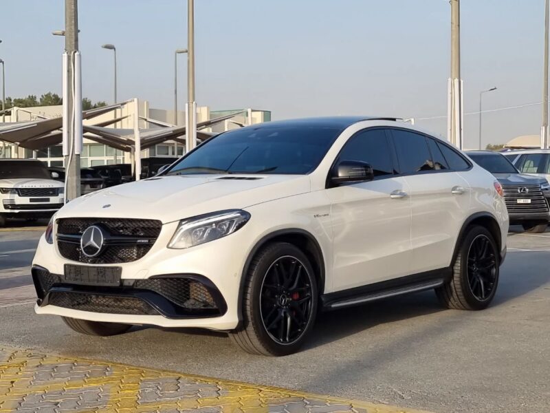 2018 Mercedes-AMG GLE 63 S Coupe 5.5-liter V8 Biturbo Petrol Engine White Black SUV