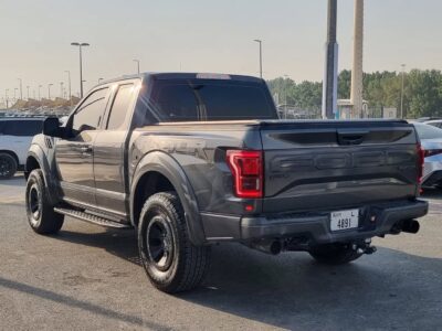 2018 Ford Raptor SuperCab 3.5L V6 EcoBoost Twin-Turbo Engine Grey Pickup Truck