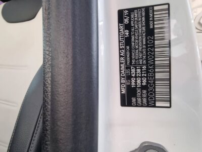 2019 Mercedes-Benz A220 2.0L Turbocharged 4-cylinder Petrol Engine White Black Sedan