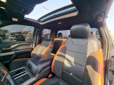 2018 Ford Raptor SuperCab 3.5L V6 EcoBoost Twin-Turbo Engine Grey Pickup Truck