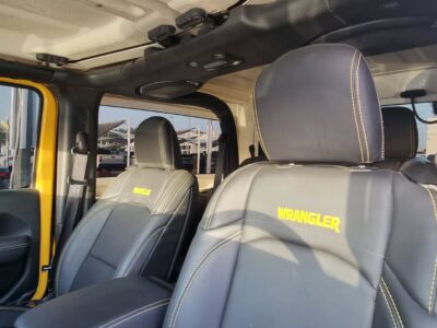 2018 Jeep Wrangler 2-Door 3.6 Litres Pentastar V6 Petrol Engine Yellow Black SUV