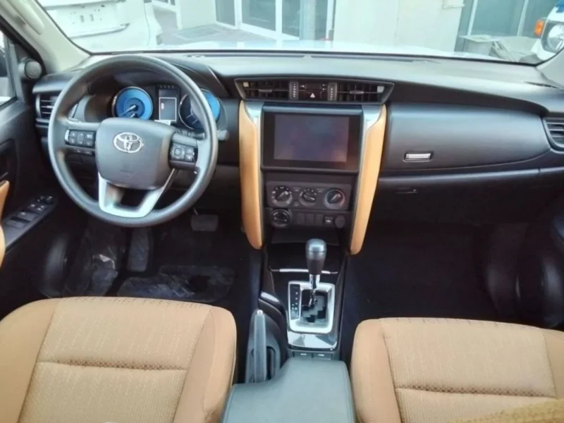 2024 Toyota Fortuner 2.4L 4 Cylinders In-line Diesel Engine Black Tan SUV GCC Specs