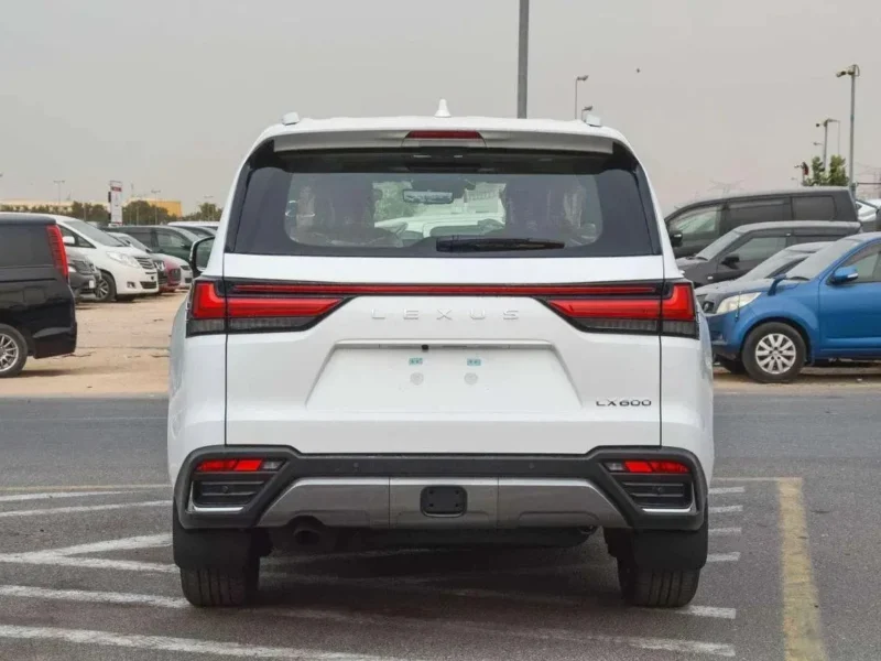 2025 Lexus LX600 VIP 3.5-liter twin-turbo V6 Petrol Engine White Tan SUV Automatic GCC Specs