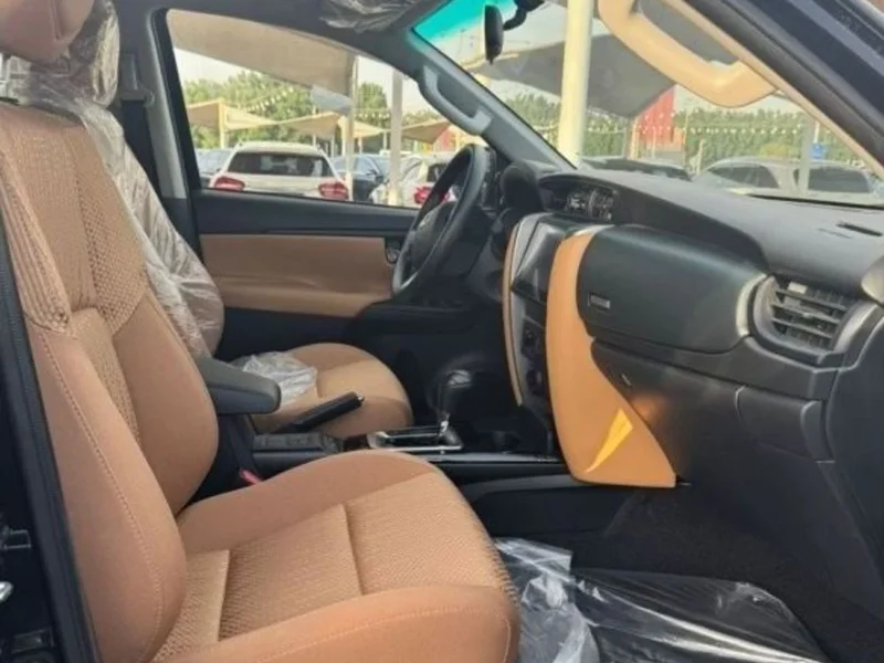 2024 Toyota Fortuner 2.4L 4 Cylinders In-line Diesel Engine Black Tan SUV GCC Specs
