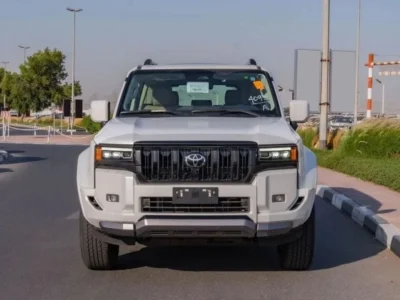 2025 Toyota Prado 2.4L turbocharged 4-Cylinder Petrol Engine White Beige SUV