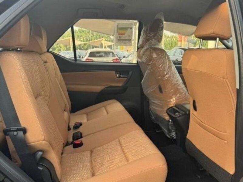 2024 Toyota Fortuner 2.4L 4 Cylinders In-line Diesel Engine Black Tan SUV GCC Specs