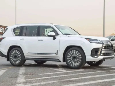 2025 Lexus LX600 VIP 3.5-liter twin-turbo V6 Petrol Engine White Tan SUV Automatic GCC Specs