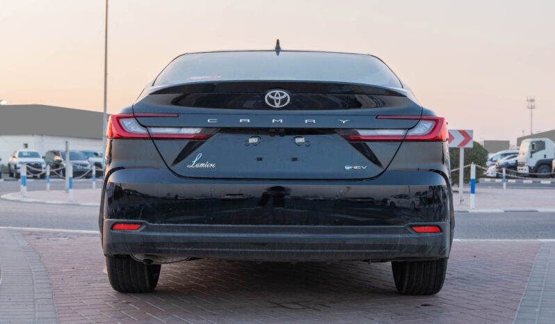 2025 Toyota Camry Lumiere 2.5L Inline-4, DOHC, Dual VVT-iE Black Tan Sedan Full Option