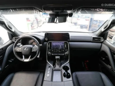 2024 Lexus LX 600 3.5 Liters V6 Turbocharged Petrol Engine Black SUV Automatic