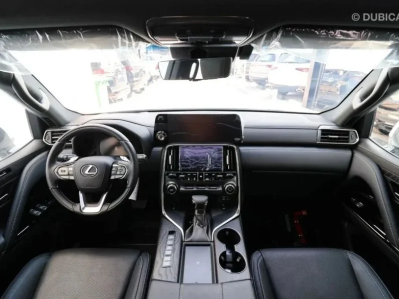 2024 Lexus LX 600 3.5 Liters V6 Turbocharged Petrol Engine Black SUV Automatic